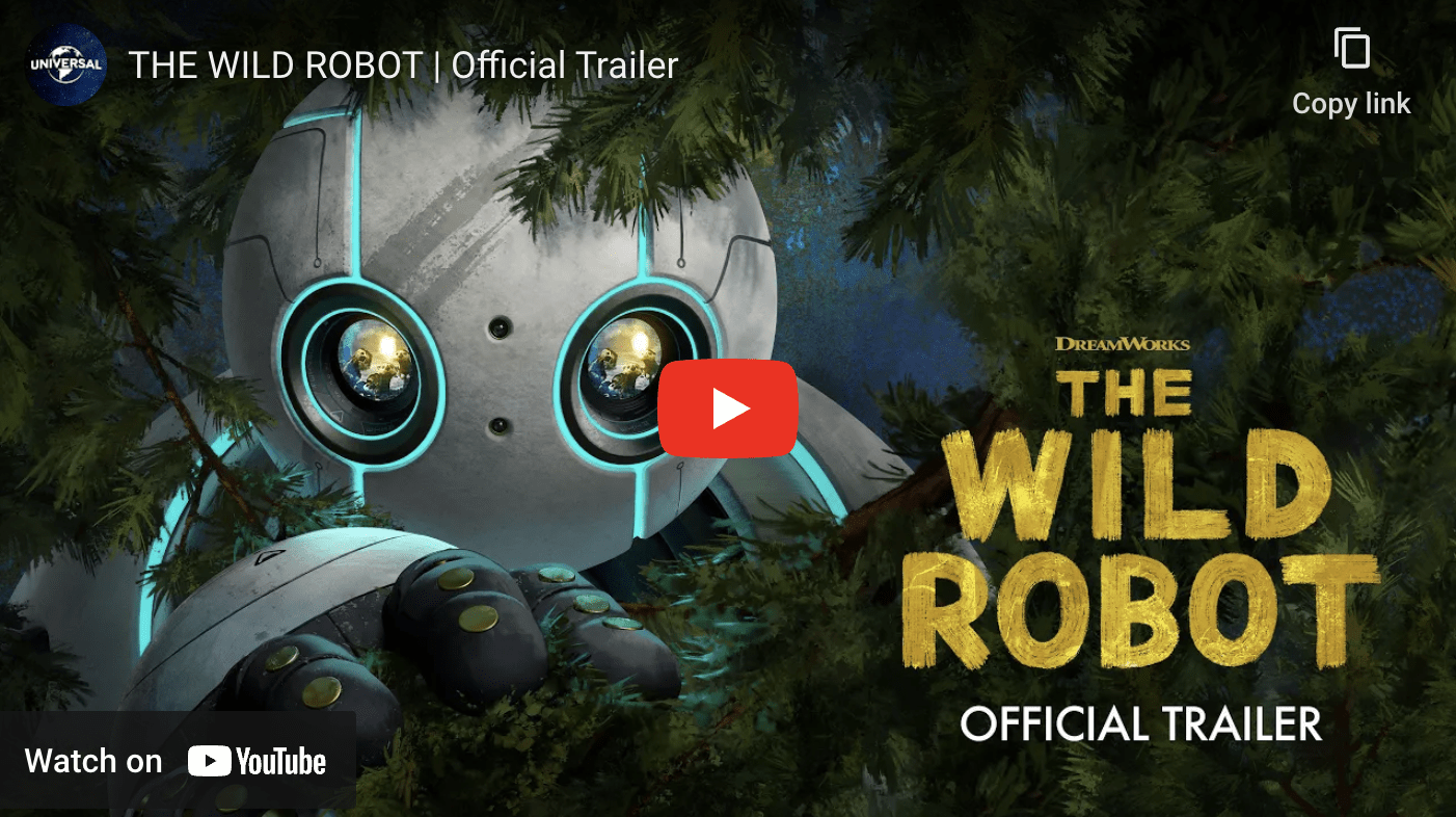 Books on Film: Watch the Trailer for THE WILD ROBOT
